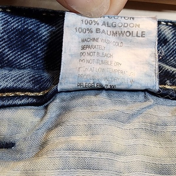 Armani Jeans Faded Navy Denim - Picture 5 of 6